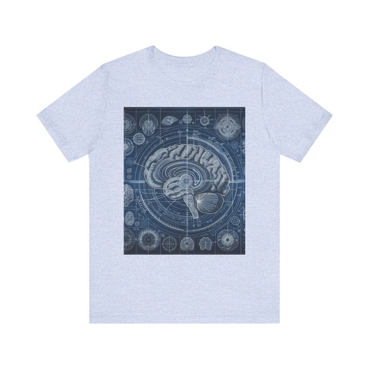 Graphic Tee Mental Blueprint Unisex Jersey Short Sleeve