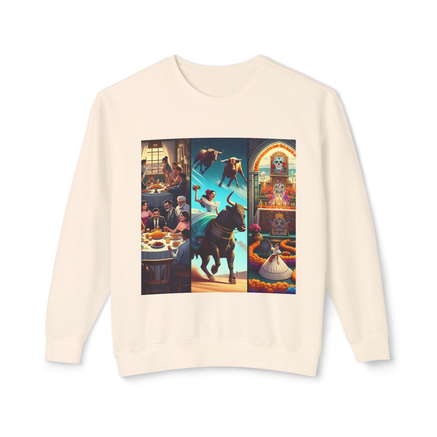 Fiesta Elements Unisex Lightweight Crewneck Sweatshirt