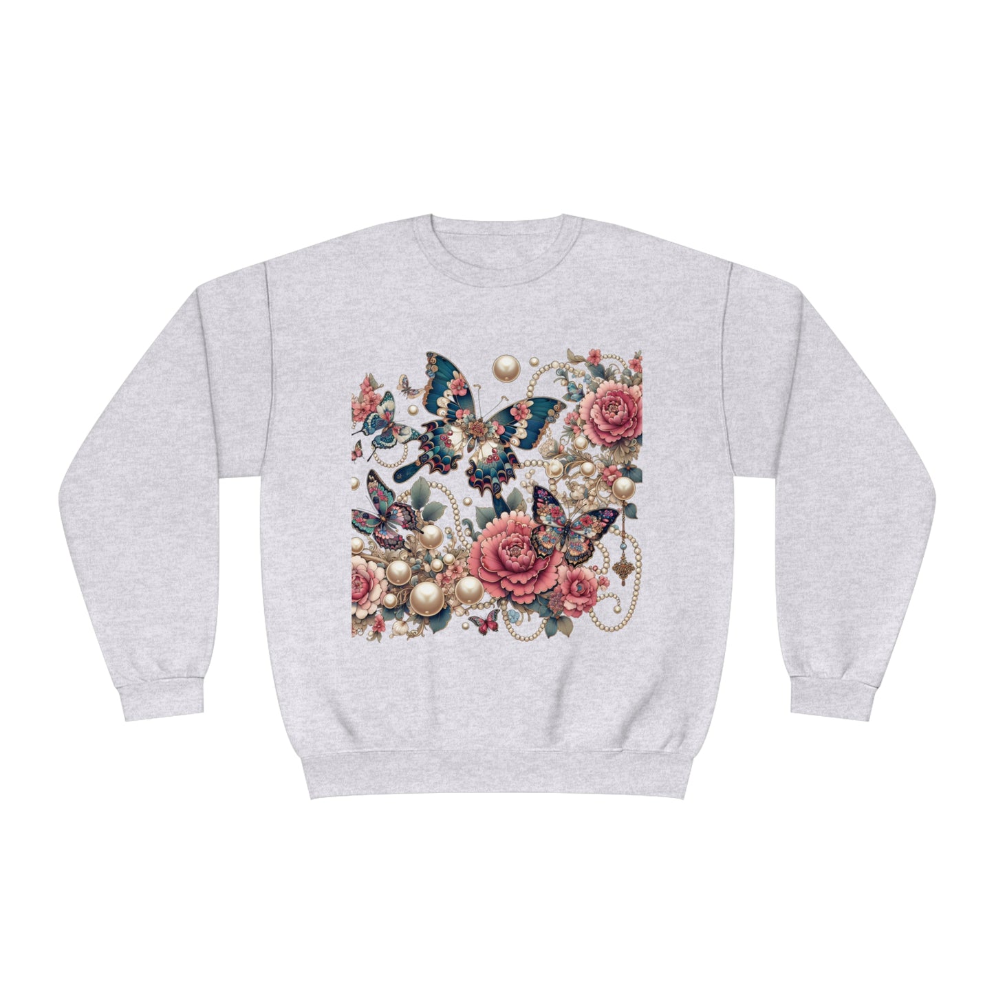 Butterfly Romantic Flight Crewneck Sweatshirt